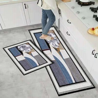 kitchen floor mat household entrance doormat bathroom floormat parlor anti slip antifouling long strip rugs living room carpets