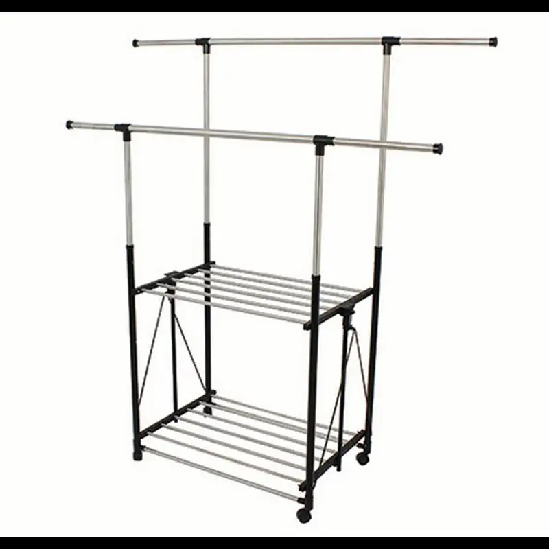 

Clothing Racks,Collapsible Clothes Rack,Heavy Duty,Portable,Metal,Stainless Steel