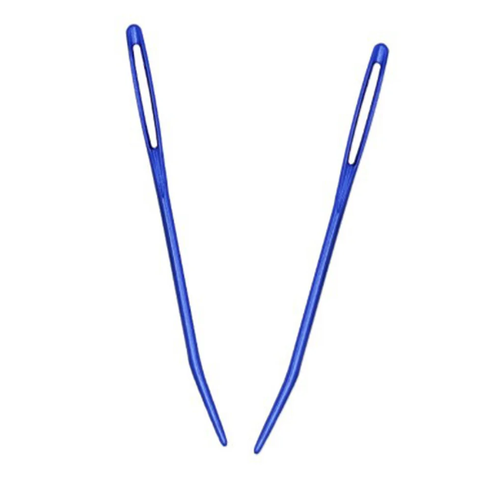 

9 Pcs Curved Darning Needle Braid Tool Large Eye Embroidery Needles Braided Rugs Big Eye Needle Set Metal Craft Sewing Needles