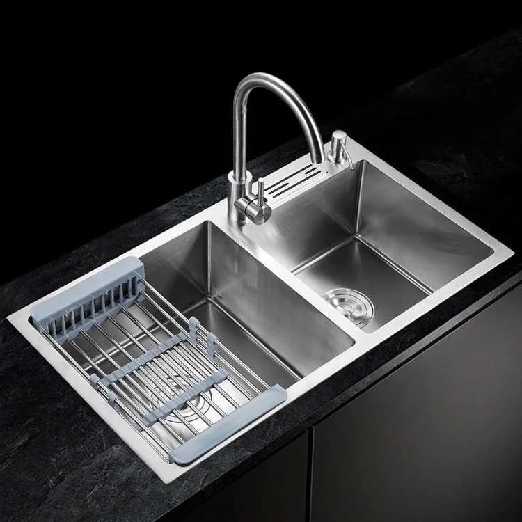 

Undermount Kitchen Sink Stainless Corner Laundry Sink Stainless Steel Trough Sink For Kitchen