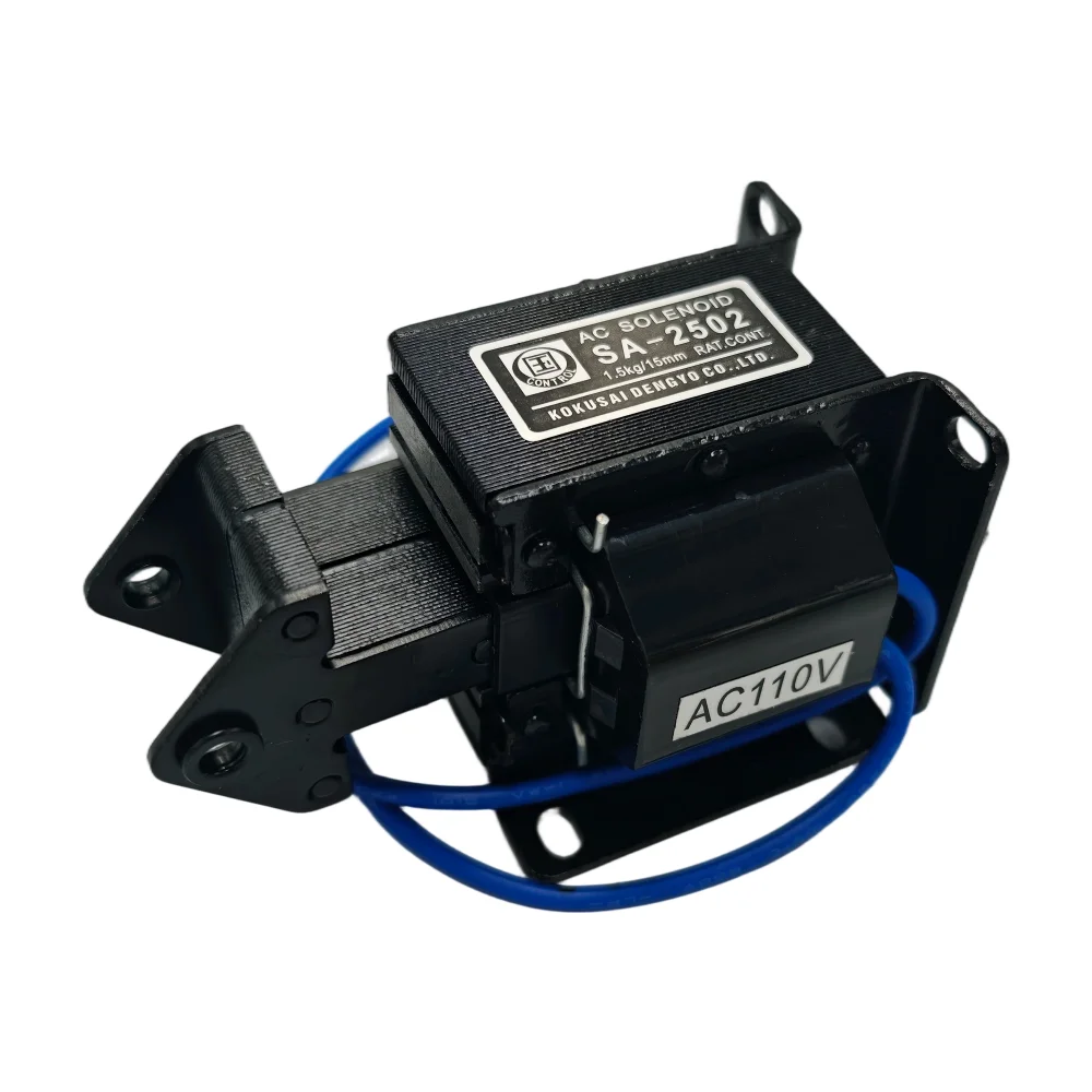 Фото 1 шт. SA-2402 SA-2502 SA-2602 Электромагнит тяговый AC24V AC 110V 220V, усилие 1-2 кг, ход 15 мм №2