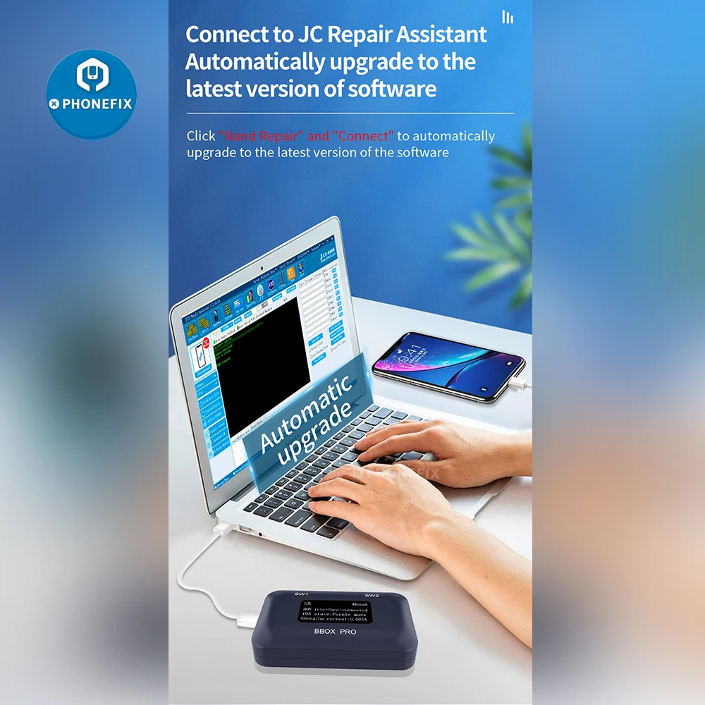 Плата JC B BOX Pro для iPhone и iPad программатор без удаления один ключ-фиолетовый IOS |