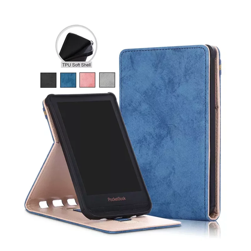 

Fabric Case for Pocketbook Pocket Book 632 616 606 628 606 Touch HD3 Cover E-Book for Pocketbook 632 633 627 Touch Lux 4 5 Case