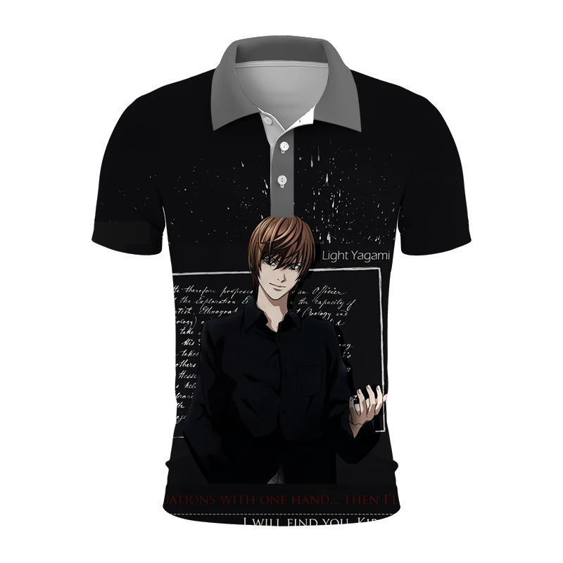 

Футболка Мужская/женская с 3D-принтом «Death Note», модная повседневная Уличная одежда в стиле Харадзюку, одежда в стиле хип-хоп, лето