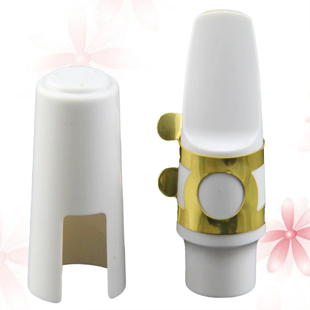 

Saxophone Alto Mouthpiece Sax Cap Accessories Cover Ligature Supplies Sticker Head Accessory