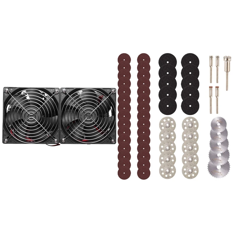 

JEYL 12-48V 2500W ZVS Induction Heater Heating With 60Pcs Cutting Wheel Set 1/8 Inch Shank Diamond Cutting Wheel