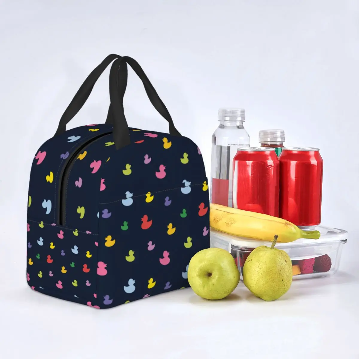 Duck Lunch Bags Portable Insulated Oxford Cooler Thermal Food Picnic Travel Lunch Box for Women Kids