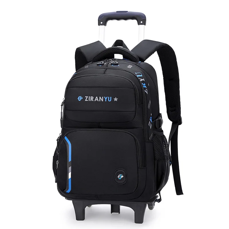 Children School Bags Girls Boys With Wheel Trolley Mochila Kids Backpacks Trolley Luggage For backpack Escolar Backbag Schoolbag