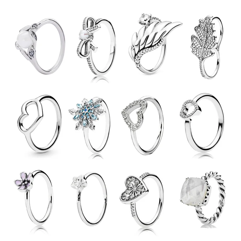 

LR 2022 Trend High Quality 925 Sterling Silver Women's Rings Charm Personality Crafted Gifts For Family And Friends Pearl Animal