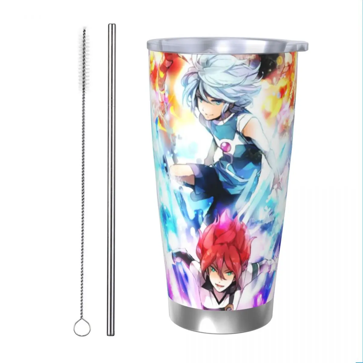 Горячая игра Inazuma Eleven 20 унций термоизолированная чашка для кофе из нержавеющей