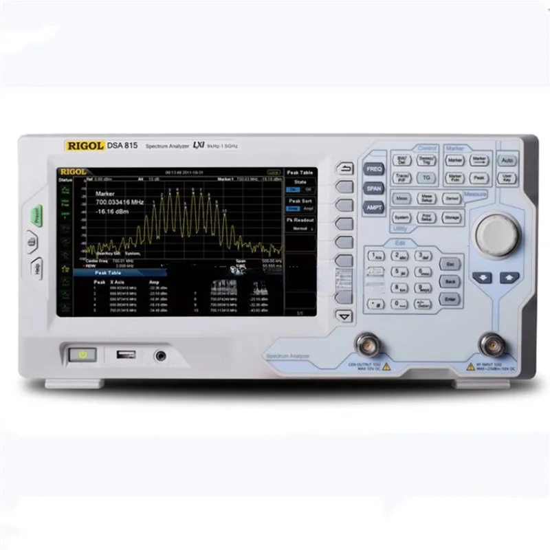 

DSA815-TG/DSA832-TG/DSA875-TG DSA835/DSA875 with Tracking Generator Digital Optical Spectrum Analyzer