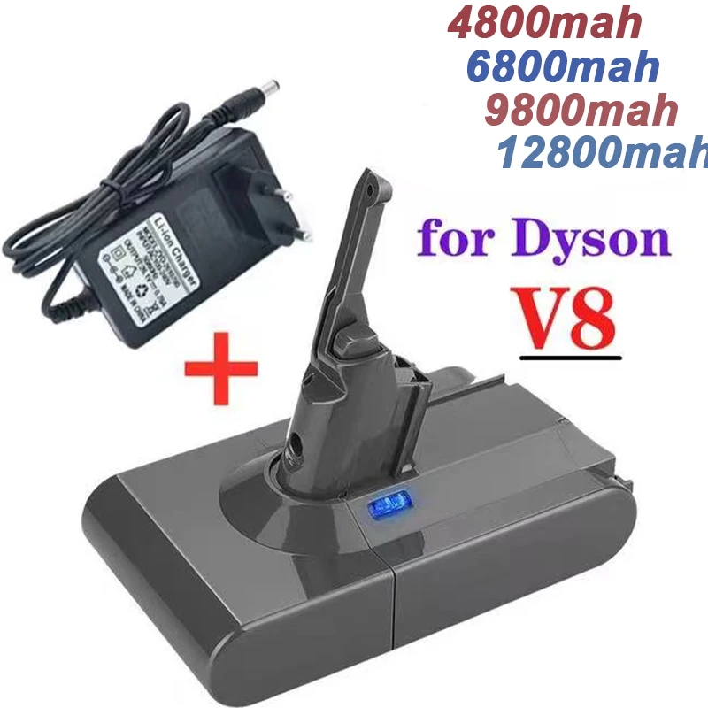 

100% Batterie Rechargeable pour aspirateur ForDYSON V8 21.6v 12800mah absolu / animal batterie lithium - ion original