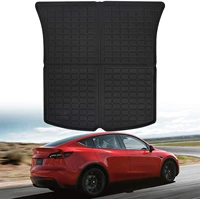 2022 3d cargo liner rear trunk mat for tesla model y 2019 2021 all weather waterproof tpe modely car mat accessories