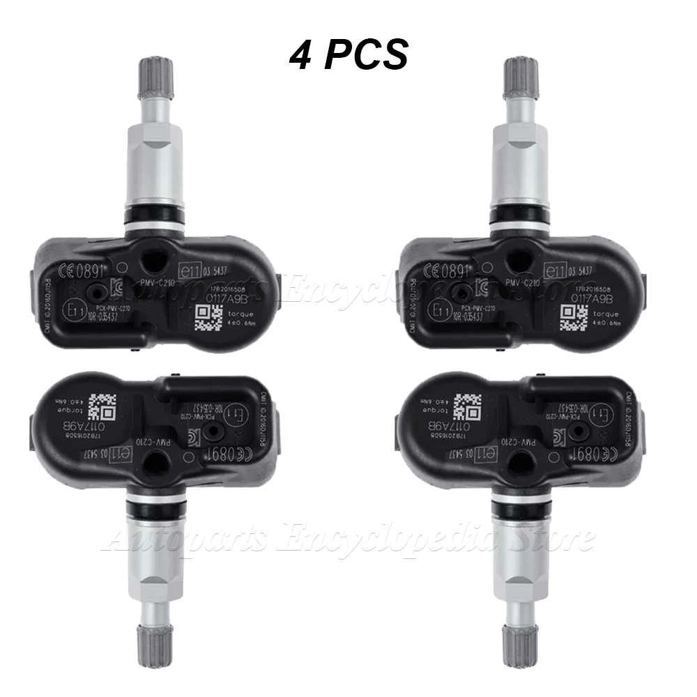 

1/4 шт. 42607-30071 433 МГц датчик давления в шинах TPMS для Toyota Avalon Lexus CT ES GS GX IS LC LS LX NX RC 4260730071