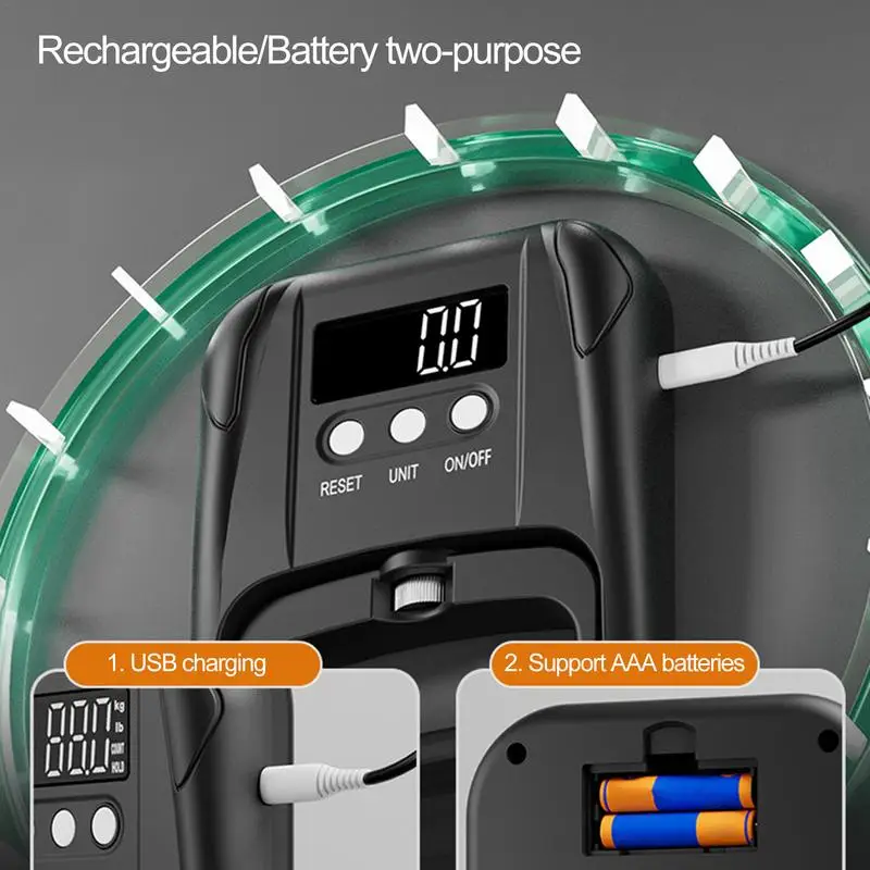 Электронный ручной динамометр для фитнеса тестер прочности захвата 265 фунтов/120