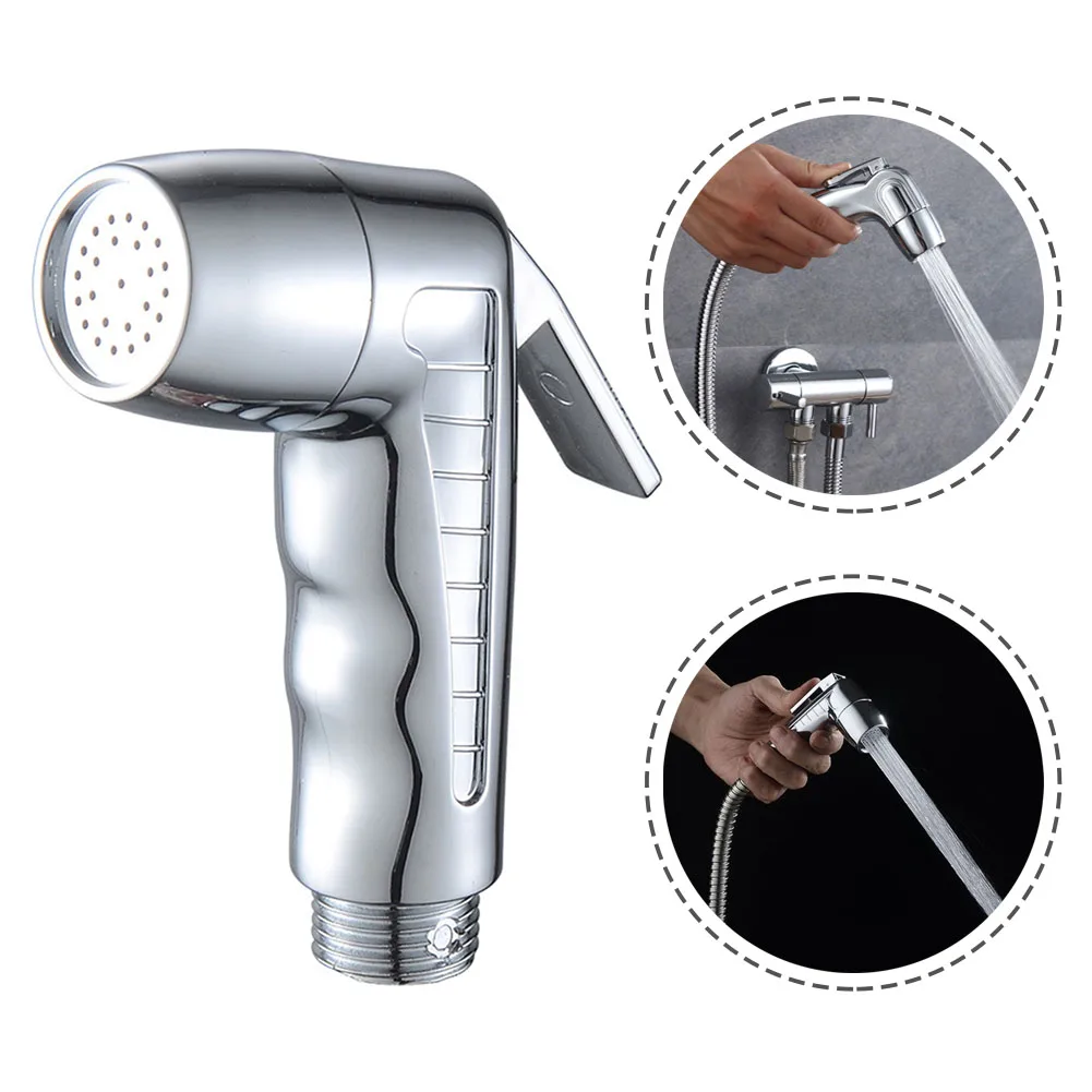 

Bidet Spray G1/2 '' Handheld Toilet Bidet Sprayer Faucets With Start / Stop Button For Bathroom Boat Camping Motorhome Shower