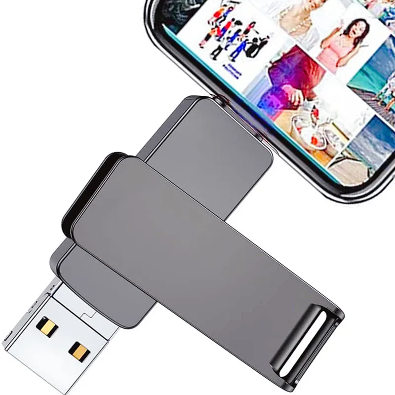 

USB Flash Drive 256G USB3.0 Pendrive for iPhone 14 13 12 11 Xs Max X 8 7 6 iPad 8/16G/32G/64G/128GB 512GB Memory Stick Pen drive