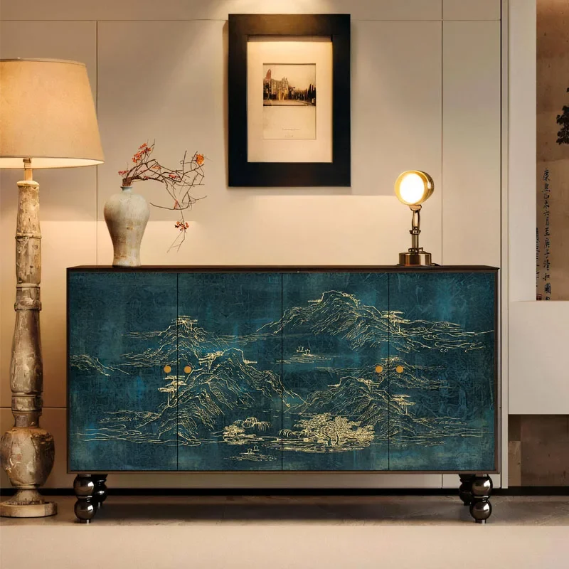 Современный дизайн, классический шкаф-витрина для гостиной 100x30x90 см, роскошный, стильный, для хранения вещей, мебель для гостиной (art.: 3920dca300aa8) - 3920dca300aa8