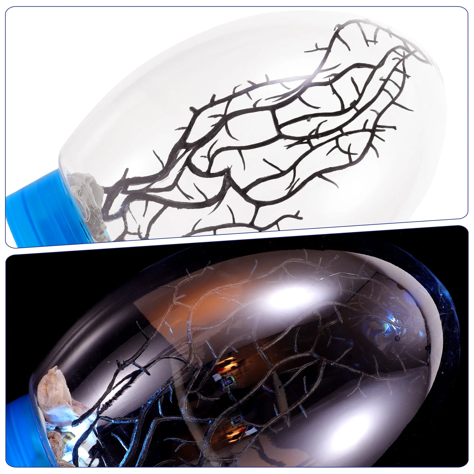 Декор для аквариума со светодиодной подсветкой настольная биосфера экосистема