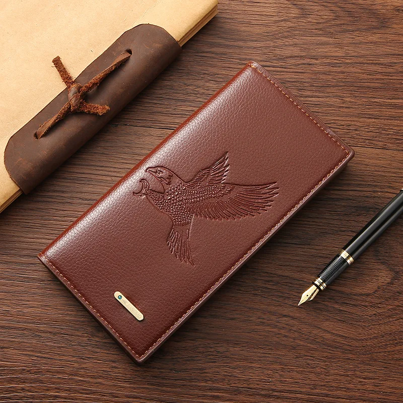 Vintage Men's Wallet Fashion Male Card Holder Slim Clutch Money Clip Classic Business ID Credit Card Bag High Quality billeteras