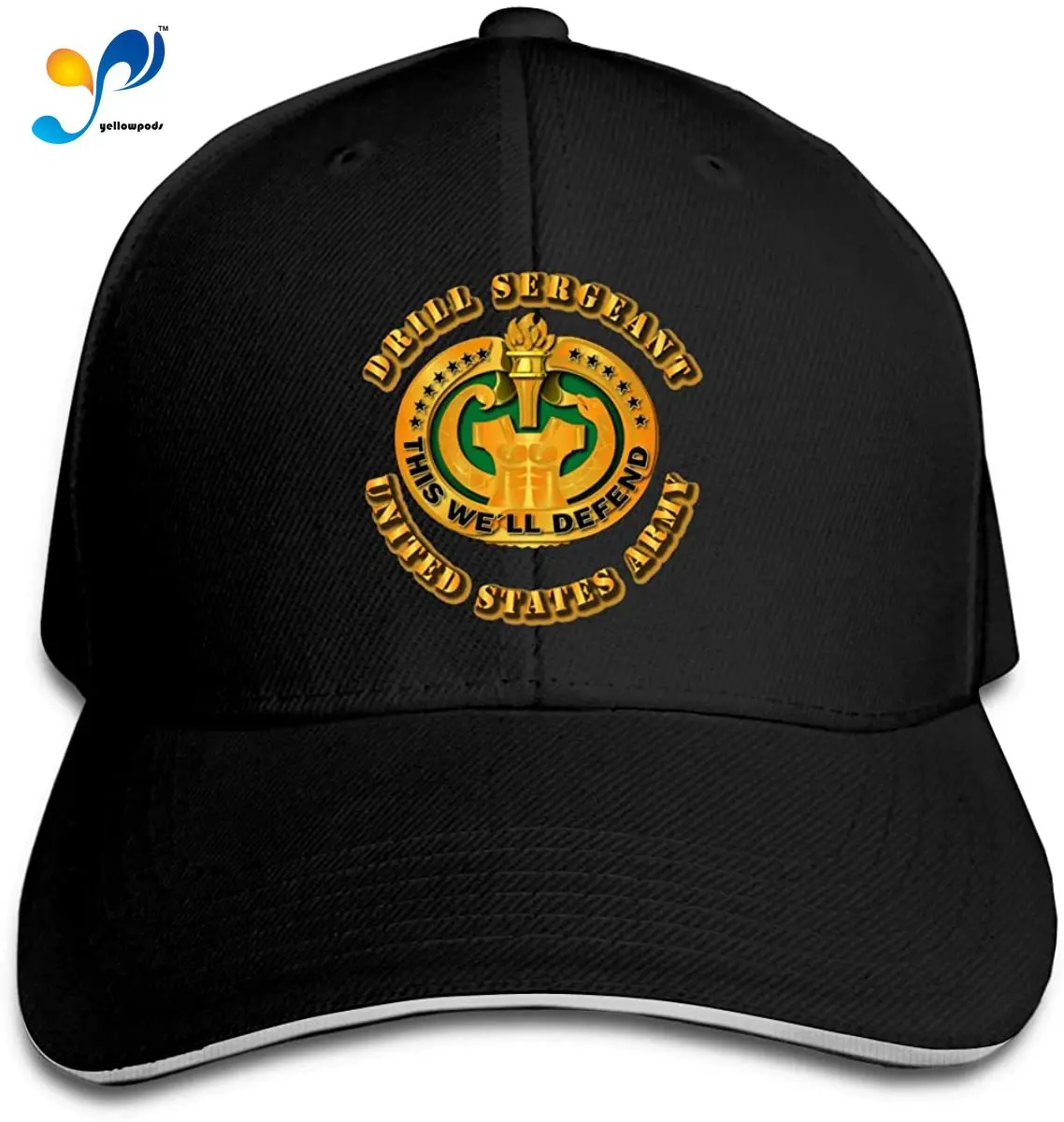 

Army Drill Sergeant Girl's Men's Fashion Pointed Cap Chapeau