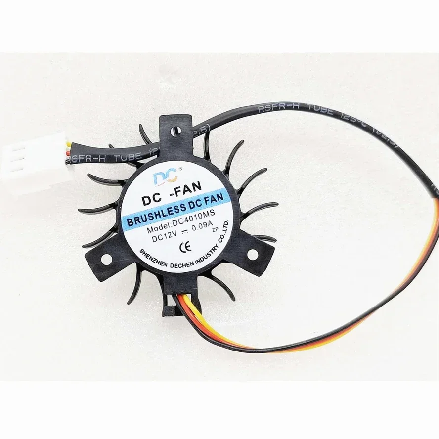 Оригинальный DC4010MS DC4010MB 37 мм вентилятор-кулер для видеокарты сменное отверстие