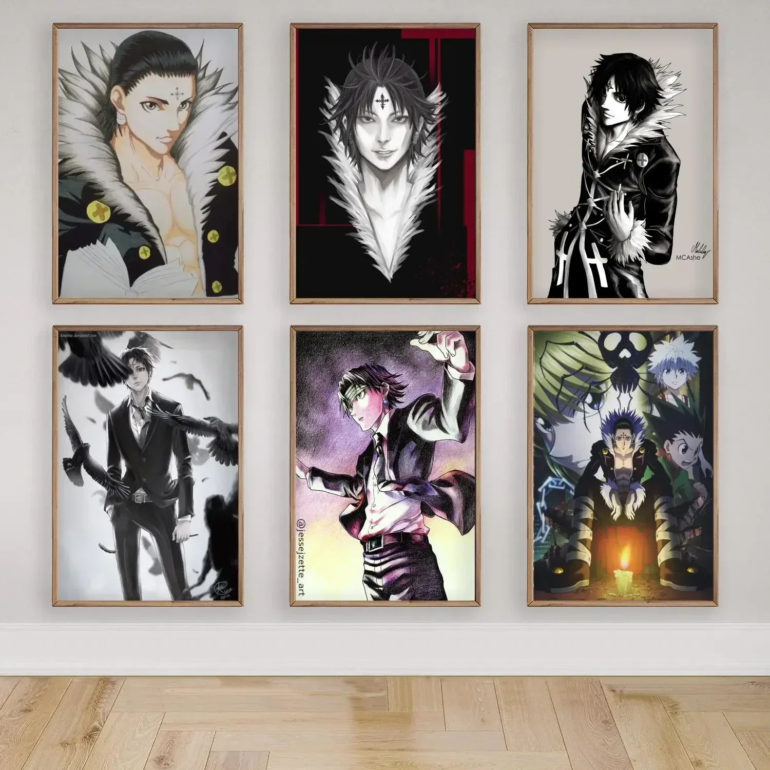 Плакат chrollo lucilfer принты настенная Картина на холсте плакат для современной семьи