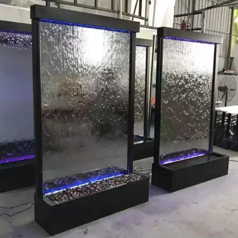 Изготовленное на заказ светодиодное освещение водяная занавеска акриловая