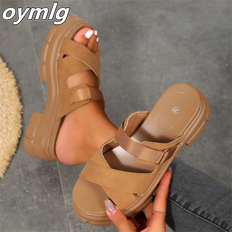 

Сандалии женские на толстой подошве, модные стильные сандалии, Новинка лета 2023