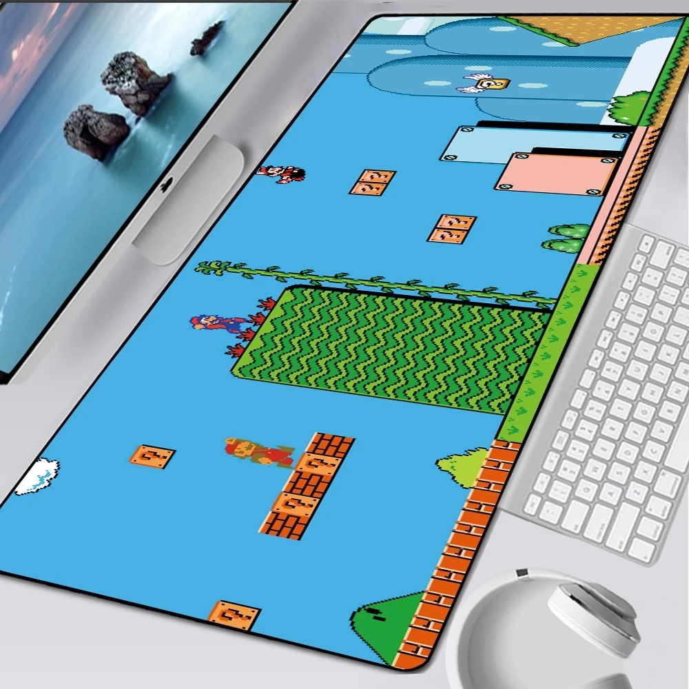 

Mario Mousepad HD New Computer Custom Mouse Mat Desk Mats keyboard pad Laptop Gamer Carpet Anti-slip Soft Desktop Mouse Pad