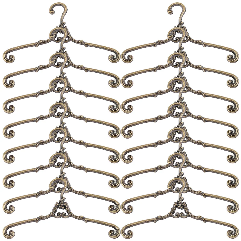 

24pcs Clothes Storage Hangers Clothes Mini Hangers Miniature Hangers
