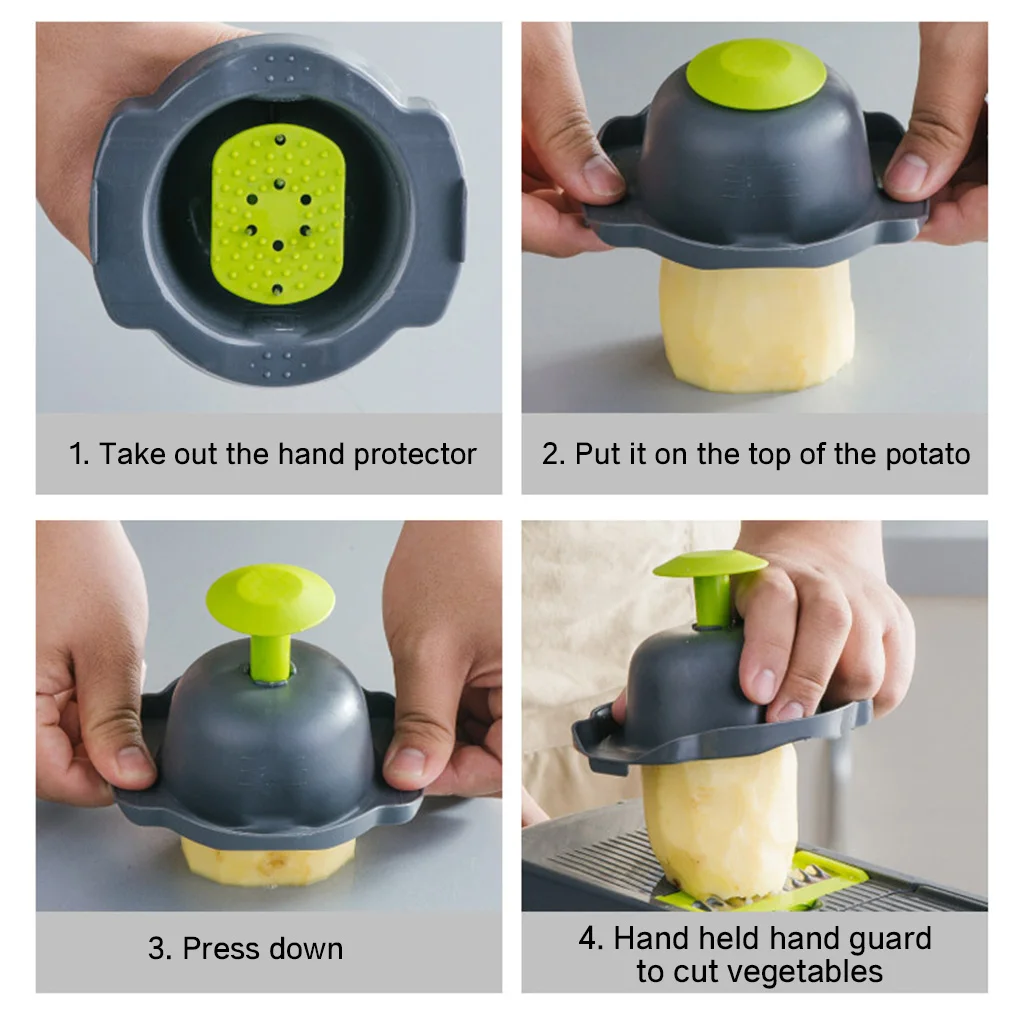 

Vegetable Mandoline Cutter Fruit Slicer Multifunctional Potato Peeler Carrot Grater Kitchen Accessories with Drain Basket