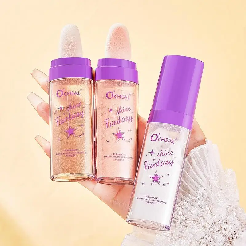 

Multicolor Highlighters Makeup Stick For Face & Body Luminizer Glitter Shimmer Enhance Legs Shoulder Hair Clavicle Arm