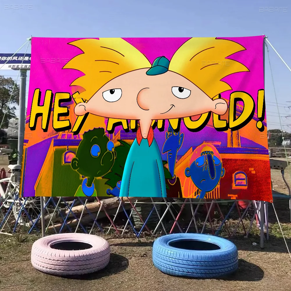 Красочный флаг H-Hey A-Арнольда настенный богемный баннер мандала внутренний