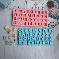 small size russian letter silicone mold russian alphabet chocolate mold candy fondant baking form cake decorating tool