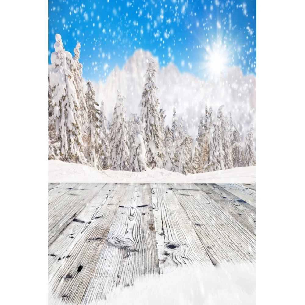 Фон для фотосъемки с изображением снеговика |