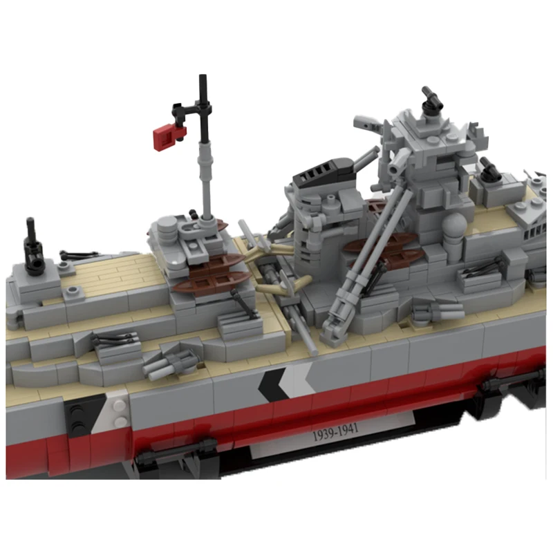 MOC- 151996 Военный военный корабль строительный блок сделай сам мини-индивидуальная