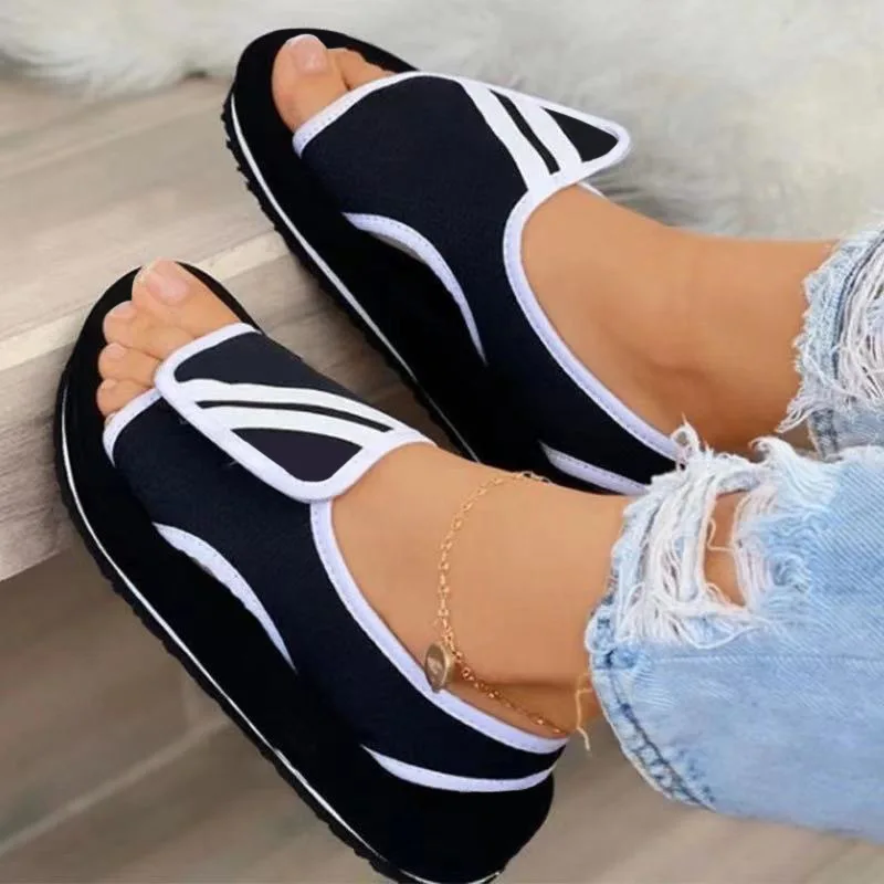 

Summer Slippers Women Sandals Mesh Platform Shoes Woman Ladies Slides Soft Flats Outdoor Beach Sandalias Plus Size