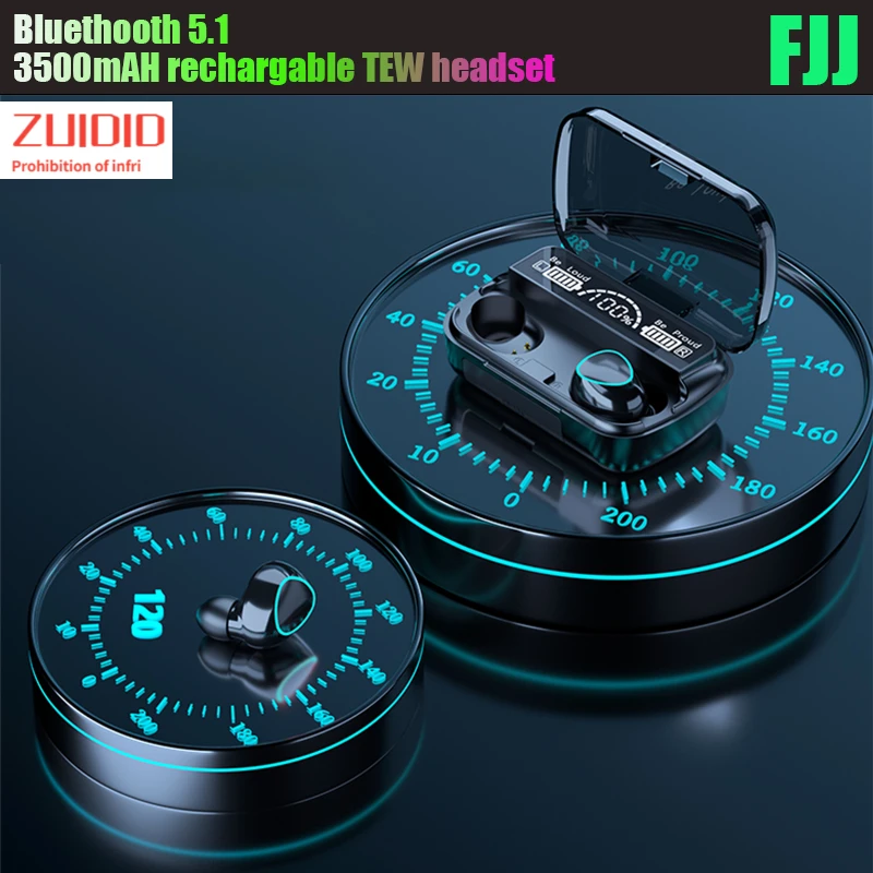 

Bluetooth-наушники Tvs 5,1 с зарядным футляром, 3500 мА · ч