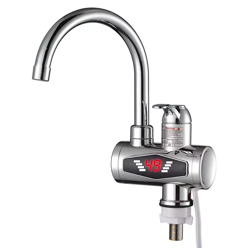 

Водонагреватель NEW2023 без резервуара, кран для кухни, водонагреватель светодиодный ным дисплеем температуры, домашняя фритюрница