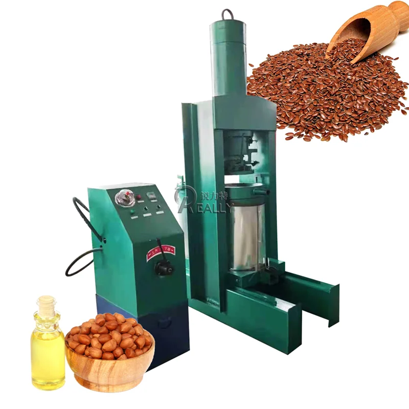 

Peony Seed Castor oil Presser extractor Machine Hydraulic Pressing Groundnut Oil Making Machine