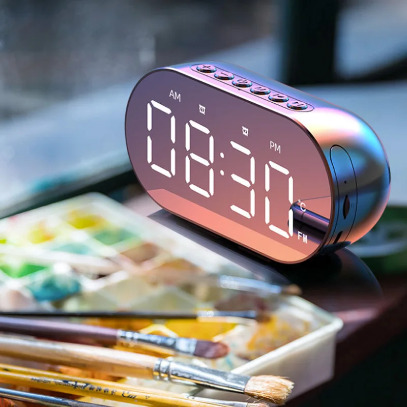 Usb-будильник Youpin с Bluetooth Многофункциональный беспроводной маленький динамик |
