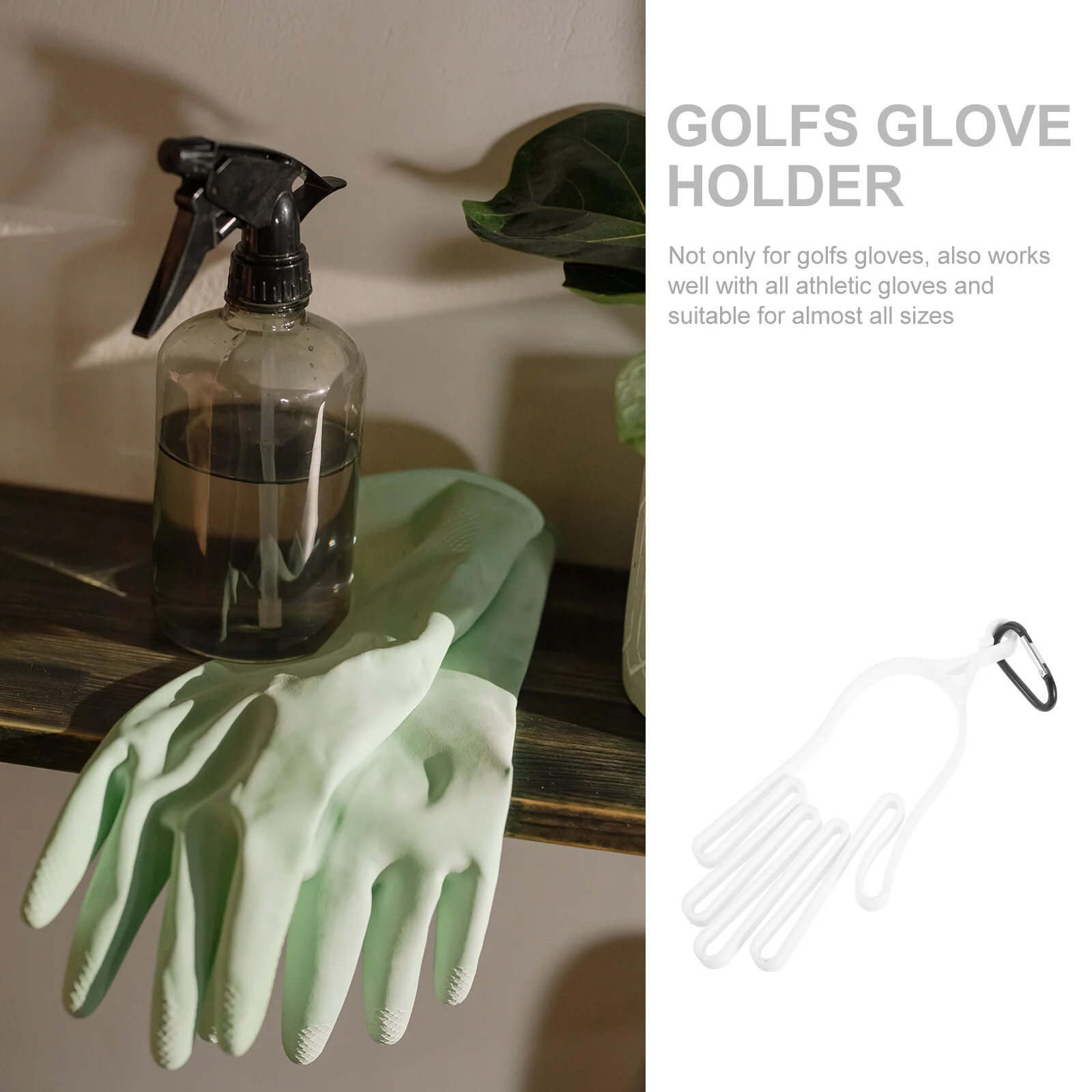 2 Pcs Display Stand Golfs Gloves Stretchers Support Frames Hanging Drying Holders Metal