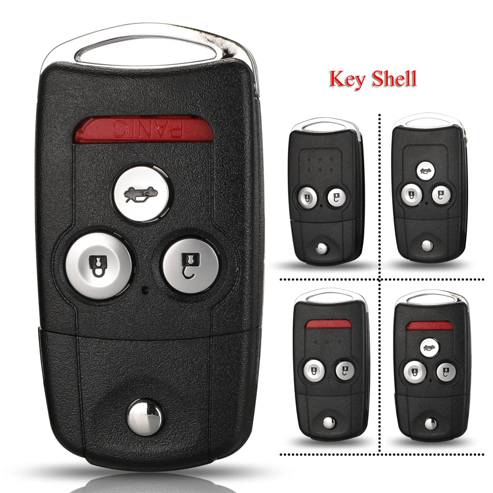 Jingyuqin складной чехол для автомобильного ключа Honda Acura Civic Accord Jazz CRV HRV 2/3/4 кнопки
