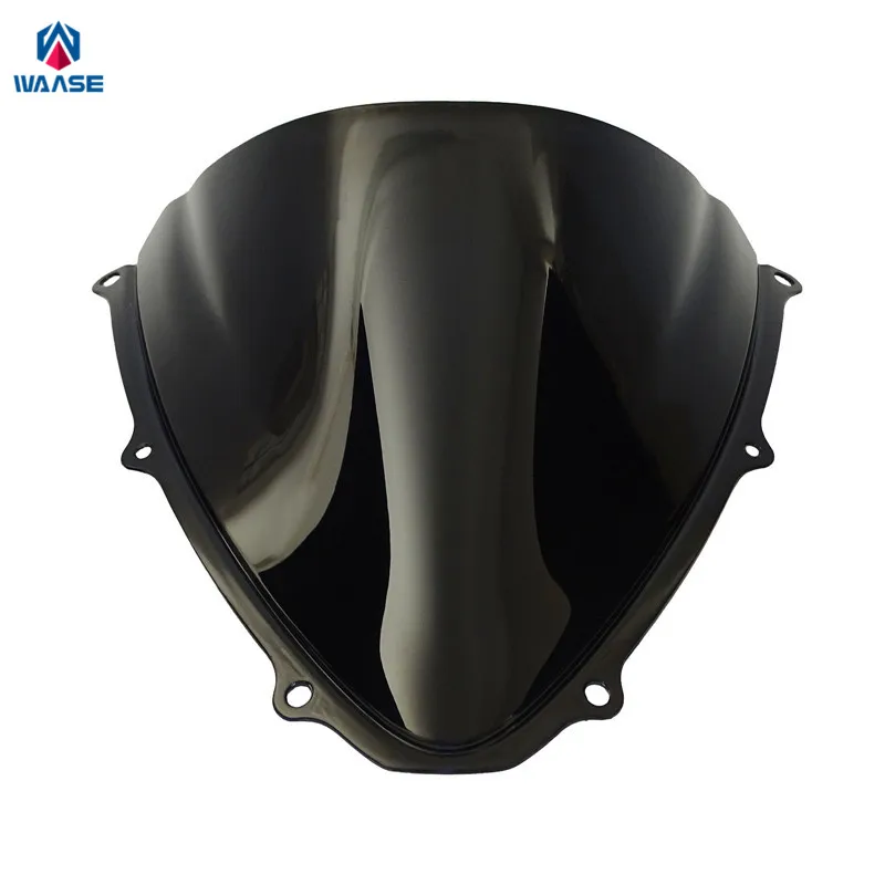 

waase Motorcycle Double Bubble Windscreen Windshield Shield Screen For Suzuki GSXR600 GSXR750 GSXR 600 750 K6 2006 2007