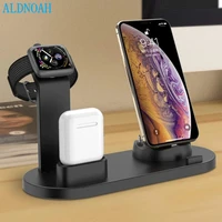 3 in 1 fast charging dock station for iphone 13 12 11 xr 8 7 samsung s21 s20 s10 usb charger for apple watch 4 5 6 7 airpods pro
