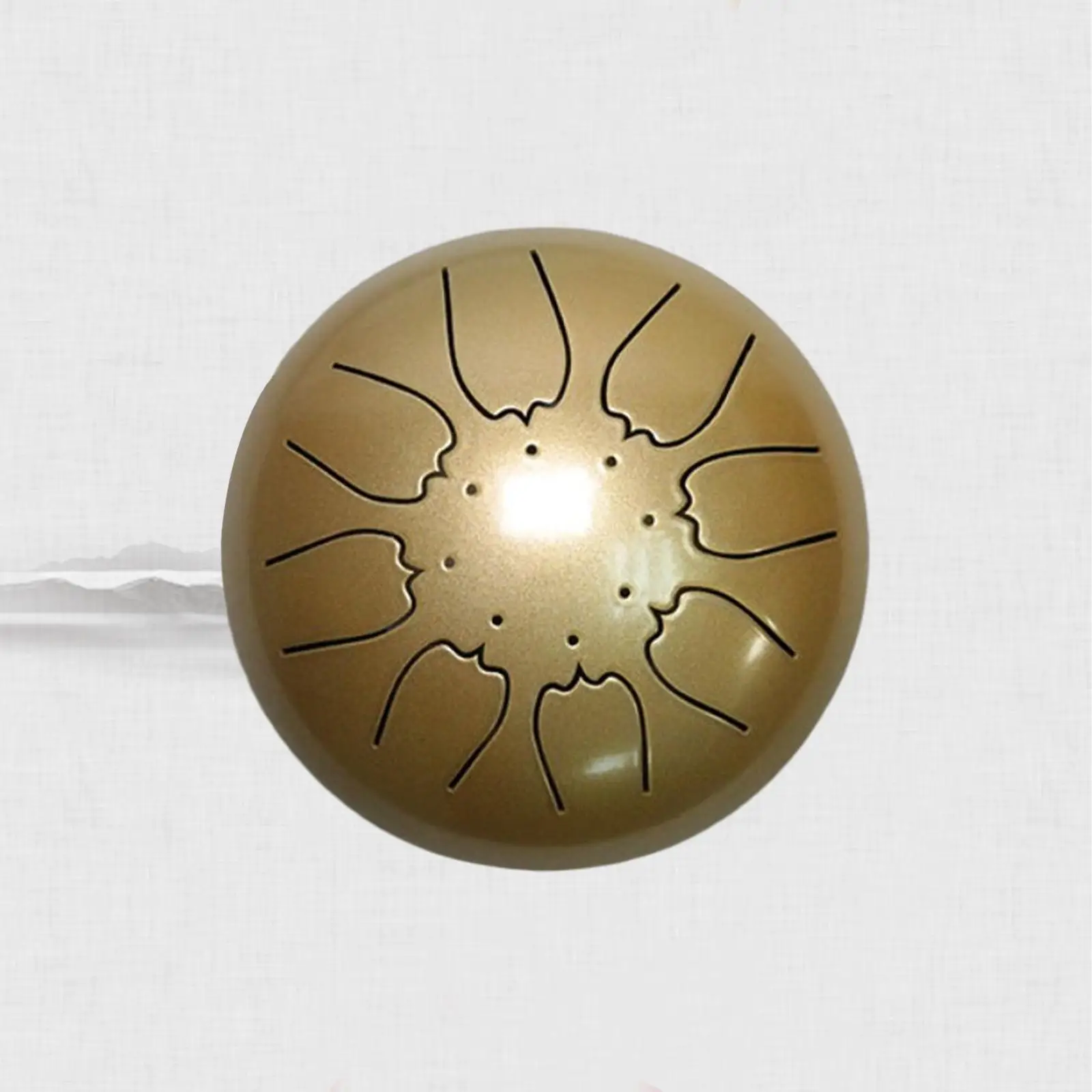 Стальной барабан для языка 6 дюймов 8 заметок перкуссионный инструмент ручной с