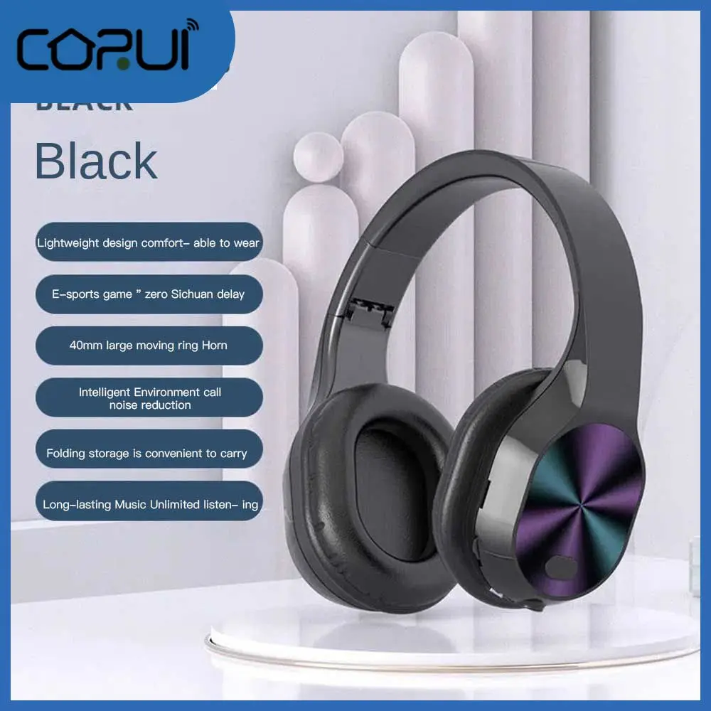 

Comfortable Wear Head-mounted Headphones Be Easy To Carry About Bilateral Stereo Waterproof T5 Bluetooth Compatible Headphones