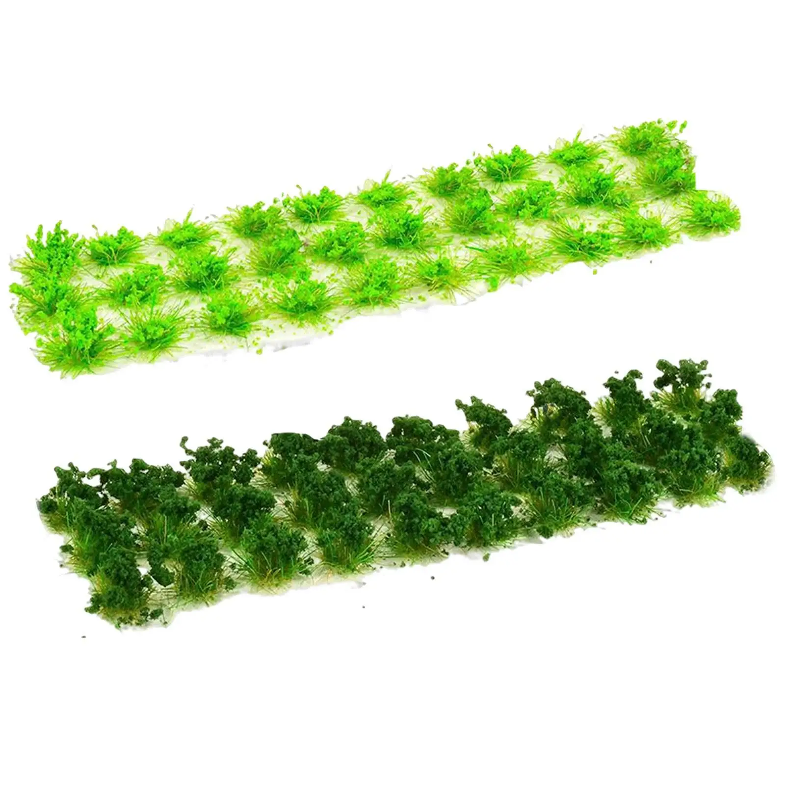 

Cluster Grass Tufts Static Scenery Model Miniature Wasteland Tuft Terrain for DIY Scenery Landscape Building Model Doll House