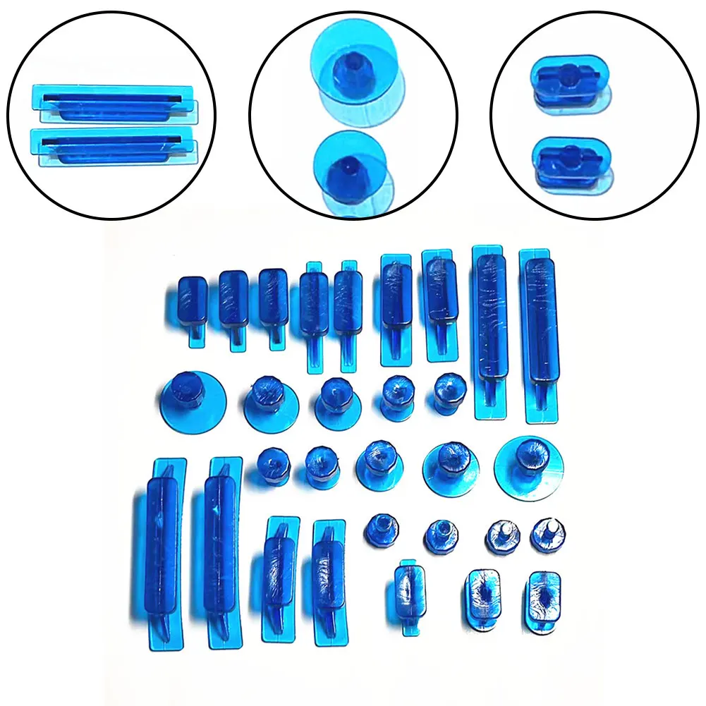

New Style 30pc Glue Tabs Dent Removal Tools Dent Removal Tool Car Body Concave-convex Repair Puller Auto Kits Car Body Glue Tab